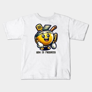 Wok in Progress Kids T-Shirt